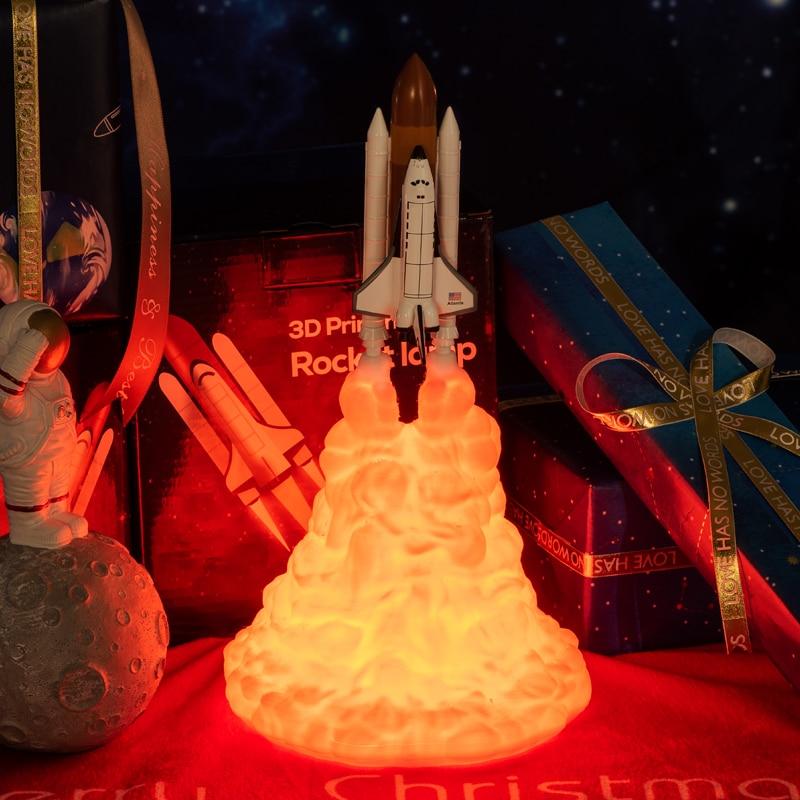 Rokit - 3D Space Shuttle Lamp - Thumbnail 5