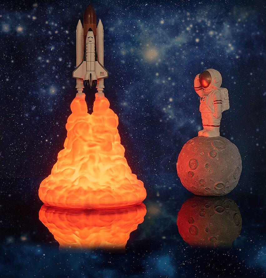 Rokit - 3D Space Shuttle Lamp - Thumbnail 2