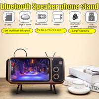 Thumbnail for Retro TV Bluetooth Speaker Mobile Phone Holder