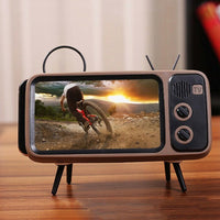 Thumbnail for Retro TV Bluetooth Speaker Mobile Phone Holder