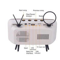Thumbnail for Retro TV Bluetooth Speaker Mobile Phone Holder