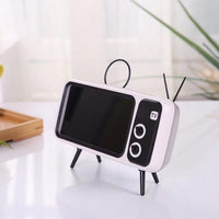 Thumbnail for Retro TV Bluetooth Speaker Mobile Phone Holder