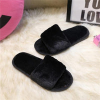 Thumbnail for Faux Fur Fluffy Slippers