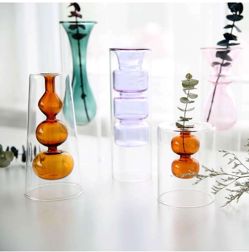 Yves Coloured Glass Vase PeekWise