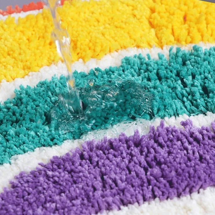 Rainbow Bath Mat PeekWise