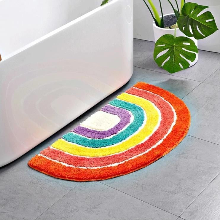 Rainbow Bath Mat PeekWise