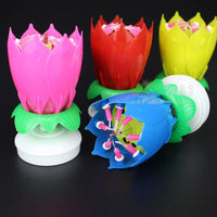 Thumbnail for Rotating Lotus Cake Candle