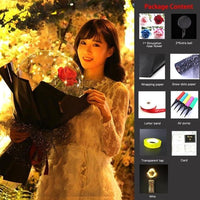 Thumbnail for LED Luminous Balloon Rose Bouquet