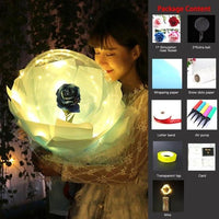 Thumbnail for LED Luminous Balloon Rose Bouquet