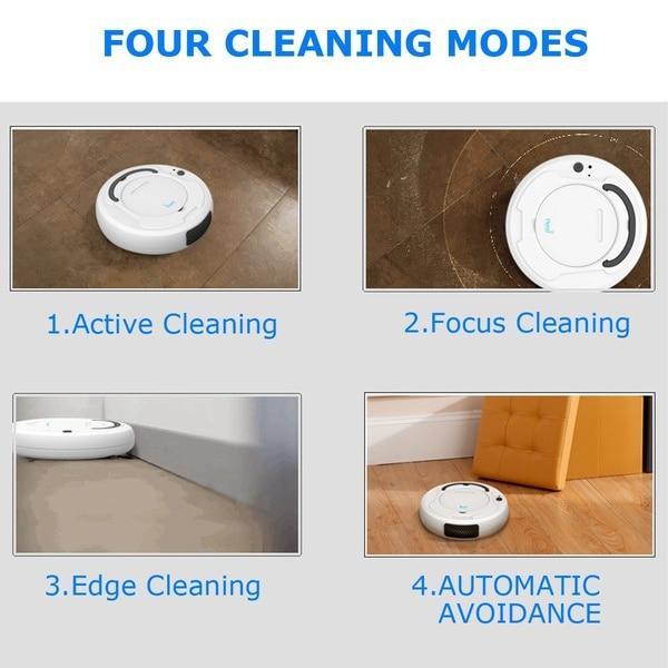 3-in-1 Smart Sweeping Robot with Vacuuming & Mopping