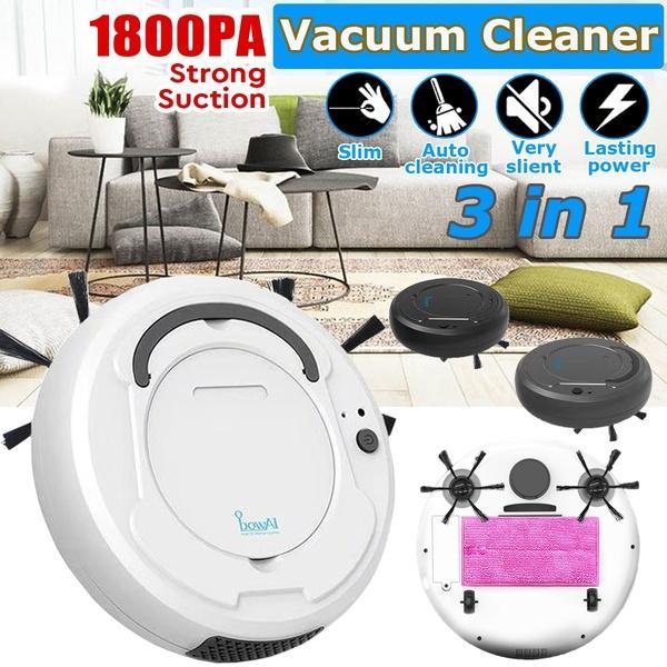 3-in-1 Smart Sweeping Robot with Vacuuming & Mopping