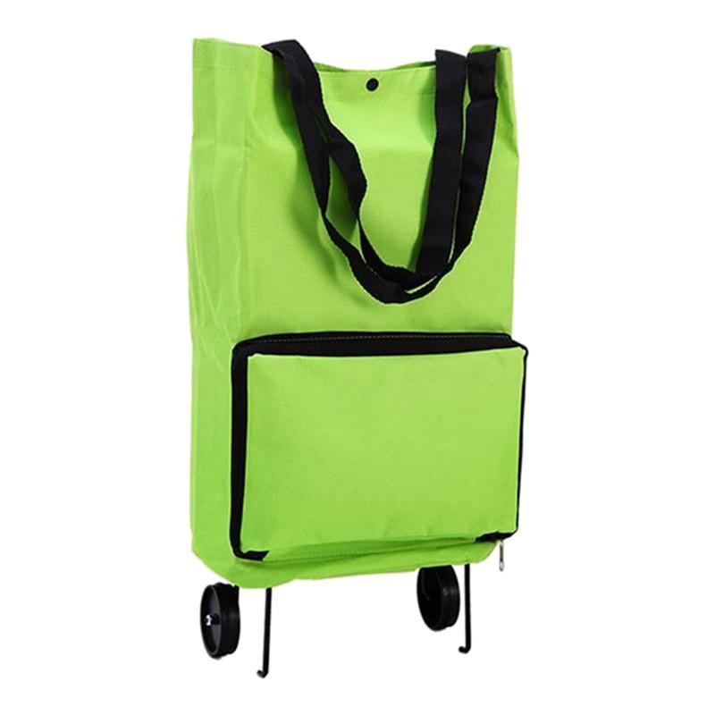 Foldable Eco Friendly Shopping Bag With Wheels