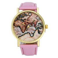 Thumbnail for Vintage Wanderlust Map Watch