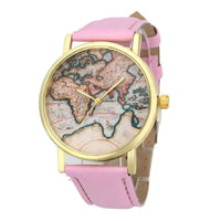 Thumbnail for Vintage Wanderlust Map Watch