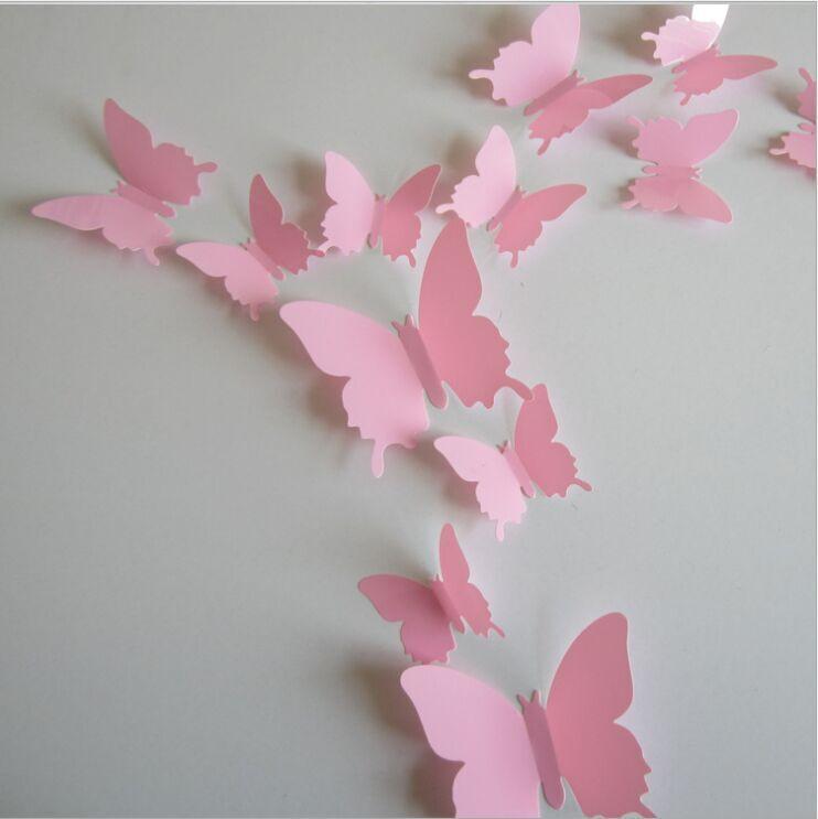 Butterfly 3D Wall Stickers - 12 Pieces