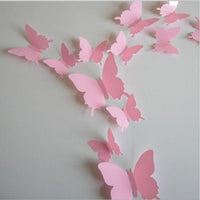Thumbnail for Butterfly 3D Wall Stickers - 12 Pieces
