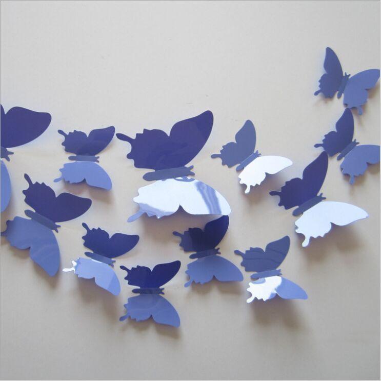 Butterfly 3D Wall Stickers - 12 Pieces