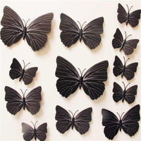 Thumbnail for Butterfly 3D Wall Stickers - 12 Pieces