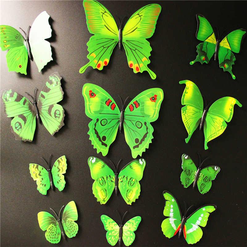 Butterfly 3D Wall Stickers - 12 Pieces