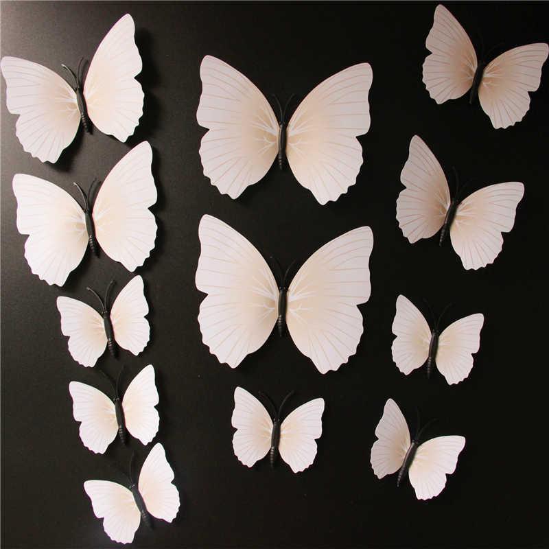Butterfly 3D Wall Stickers - 12 Pieces