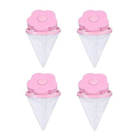 Thumbnail for 4pcs/set Floating Pet Fur Catcher Lint Filter Bag Reusable Pet Hair Catcher Remover Tool for Washing Machine Household Tools