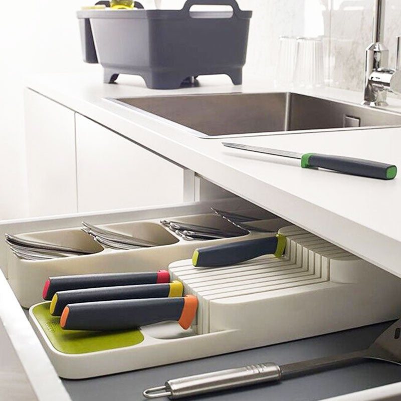 Organizer Spoon Fork Knife in kitchen closet