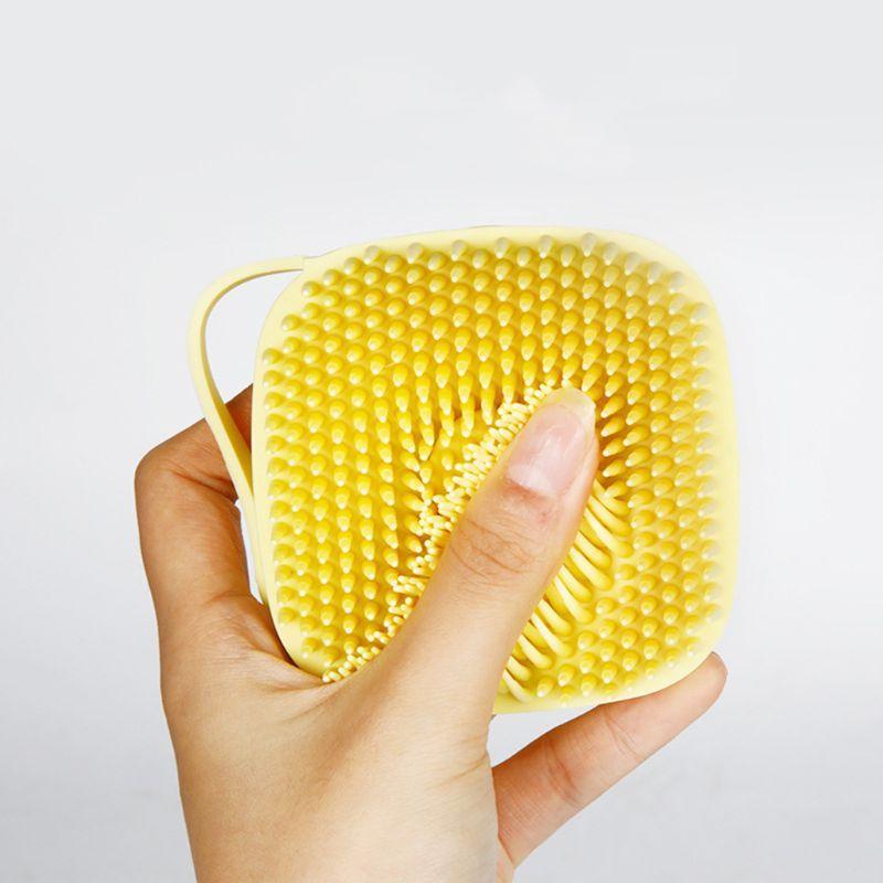 Silicone Bath Brush with Shampoo Dispenser