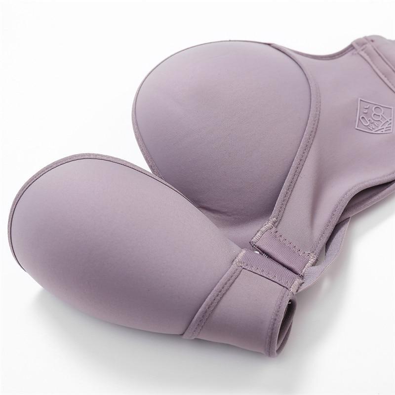 Strapless Front Buckle Lift Bra