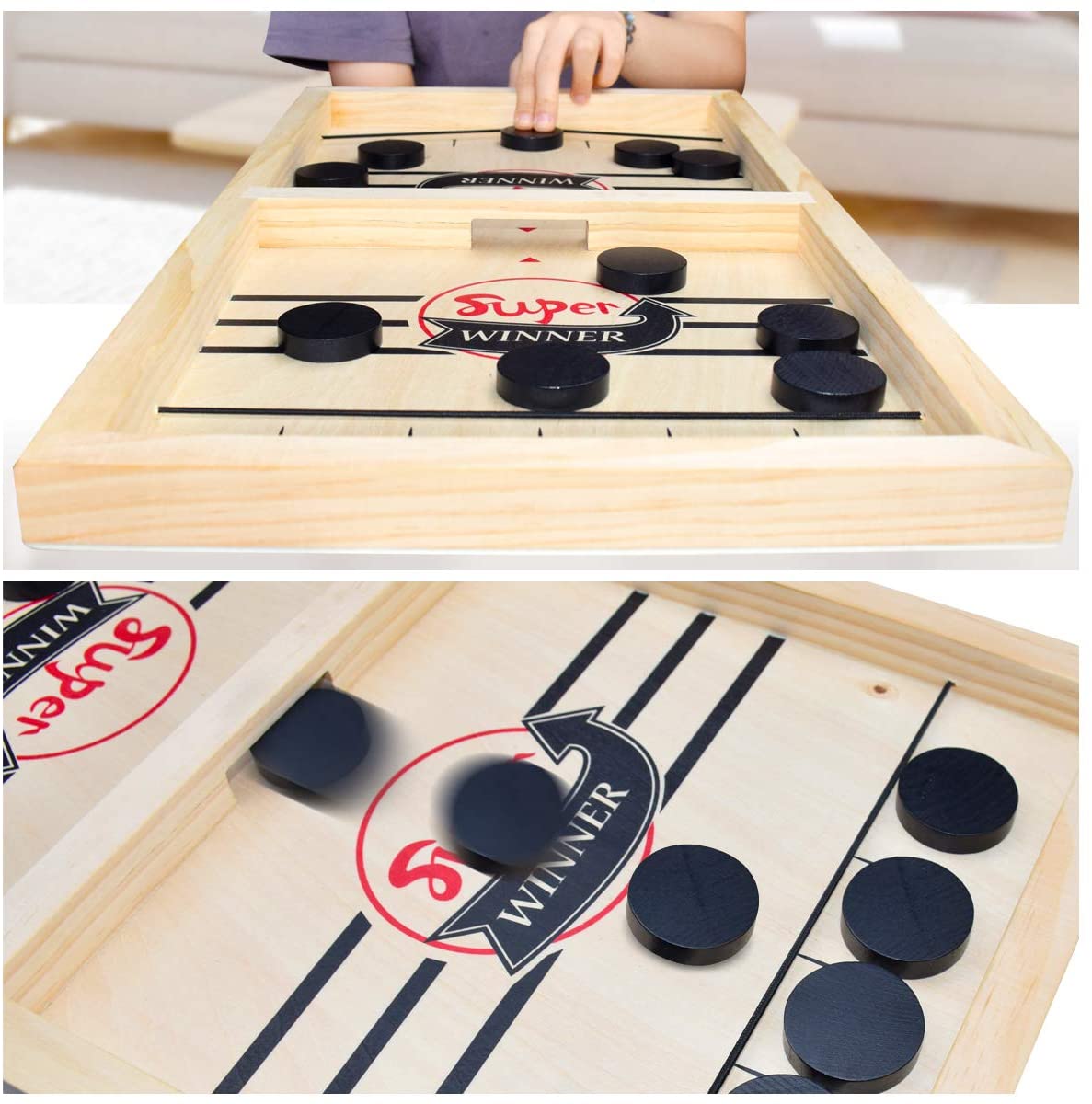 Table Desktop Battle 2 in 1 Ice Hockey Game