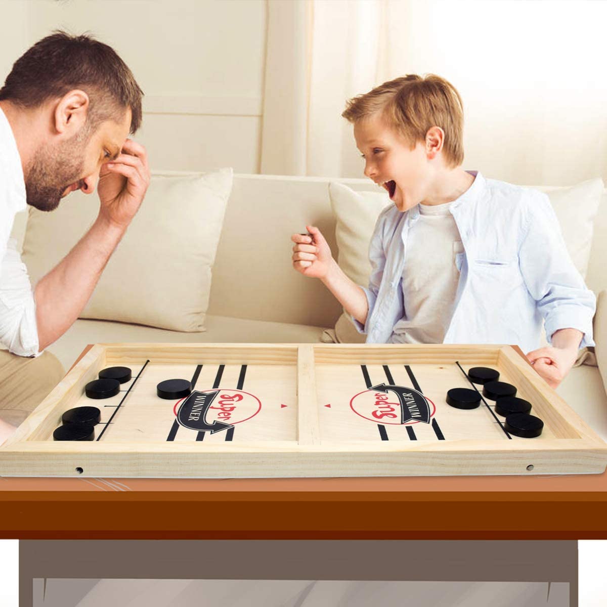 Table Desktop Battle 2 in 1 Ice Hockey Game