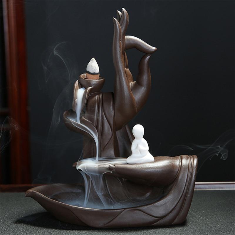 Buddha Hand Backflow Incense Burner