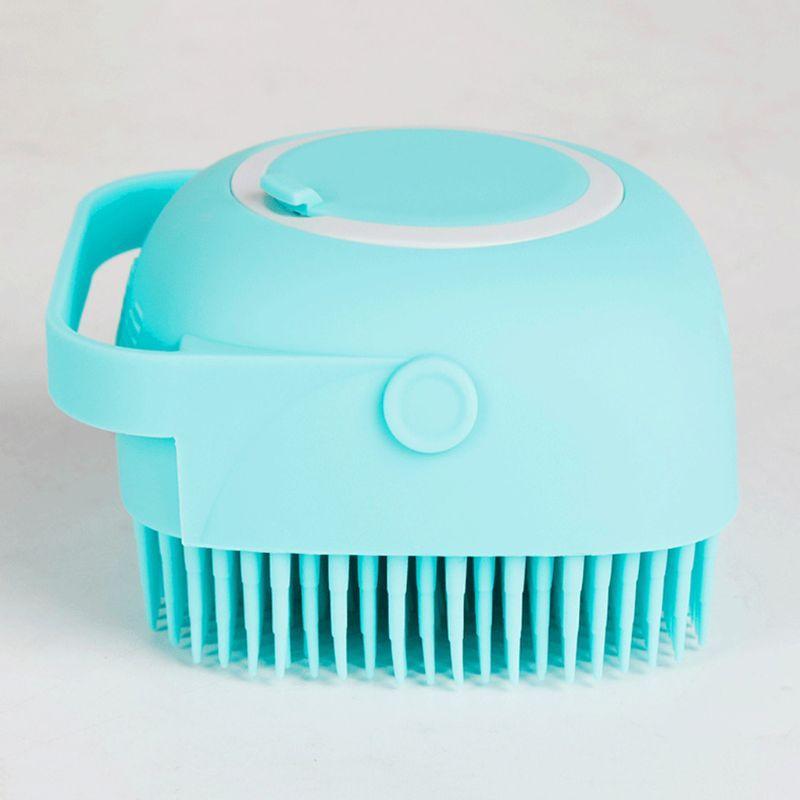 Silicone Bath Brush with Shampoo Dispenser
