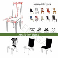 Thumbnail for Solid Stretch Chair Covers