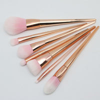 Thumbnail for Rose Gold Contour Makeup Brushes - 7 Piece Set