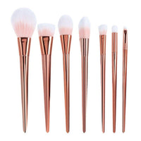 Thumbnail for Rose Gold Contour Makeup Brushes - 7 Piece Set