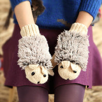 Thumbnail for Adorable Hedgehog Mittens