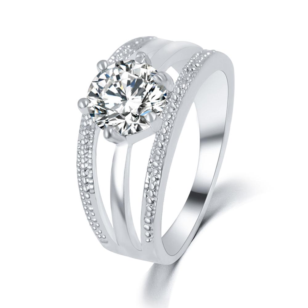 Three Strip Austrian Rhinestone Ring