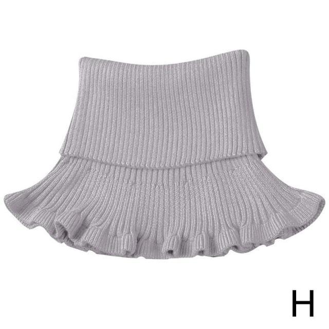 Stylish Turtleneck Dickey Collar