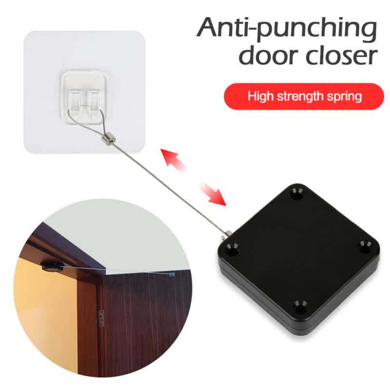 Punch-free Automatic Sensor Door Closer
