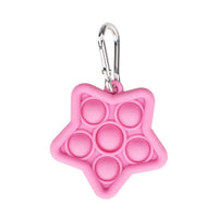 Thumbnail for Mini Push Pops Bubble Sensory Toy Keychain (Star)