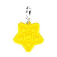 Thumbnail for Mini Push Pops Bubble Sensory Toy Keychain (Star)