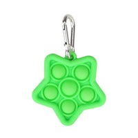 Thumbnail for Mini Push Pops Bubble Sensory Toy Keychain (Star)