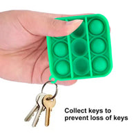 Thumbnail for Mini Push Pops Bubble Sensory Toy Keychain (Square)