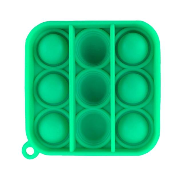 Mini Push Pops Bubble Sensory Toy Keychain (Square)