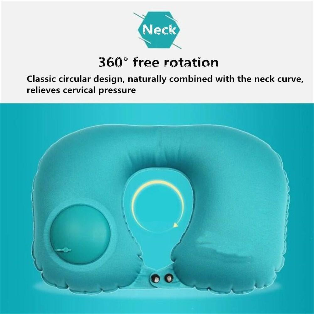Shape Inflatable Travel Pillow PeekWise