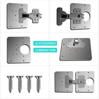 Thumbnail for Cabinet Hinge Repair Plate