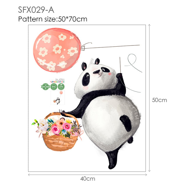 Animal Cartoon Wall Stickers