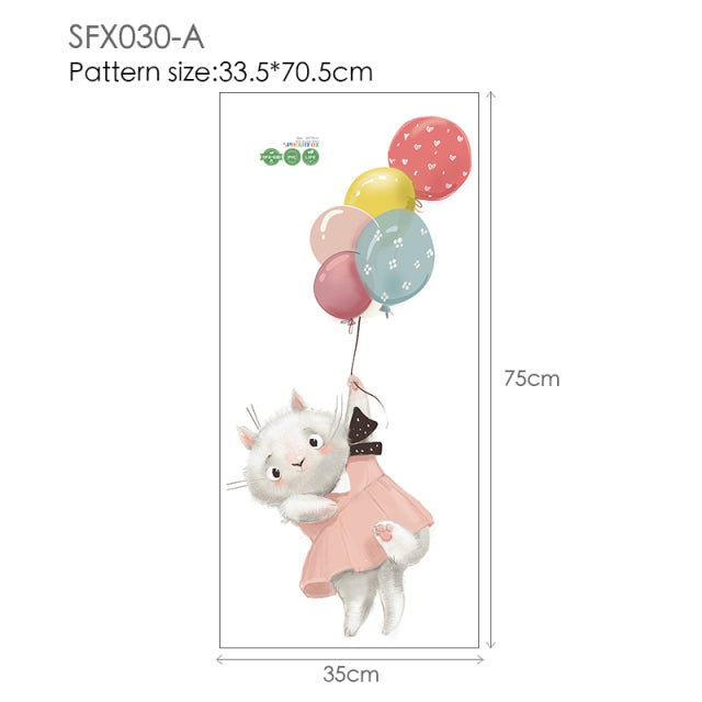 Animal Cartoon Wall Stickers