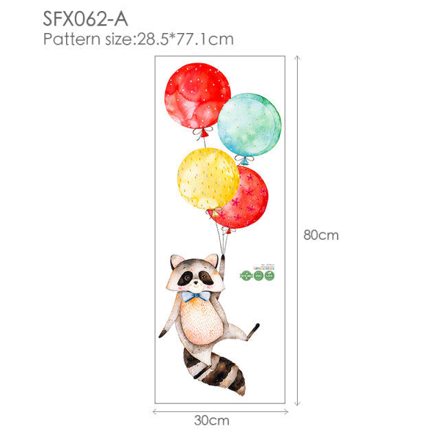 Animal Cartoon Wall Stickers