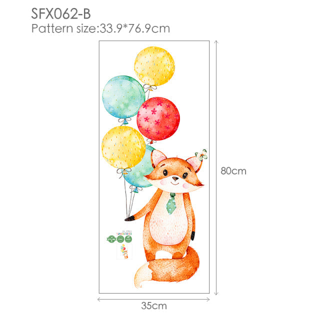 Animal Cartoon Wall Stickers